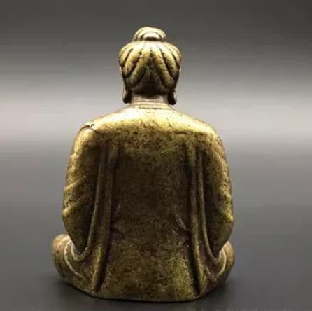 銅細工 大日如来 銅仏 像坐仏 身辺仏 装飾品 工芸品 美術品 置物