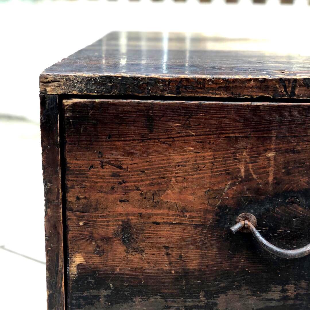 古道具《木製引き出し》明治〜大正期 アンティーク木箱 古民具 骨董