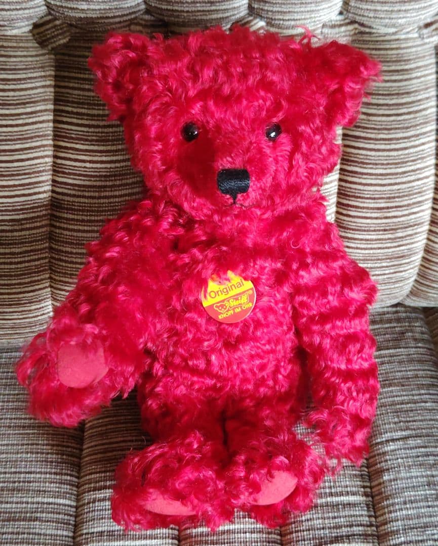 vintage シングルボタンインイヤー 手足稼働 お顔立ちのきれいなくまさん