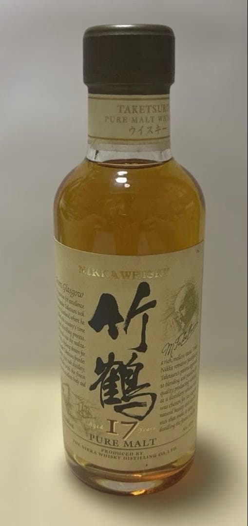 竹鶴12年ピュアモルトウィスキー ミニチュアボトル - 紬とウィスキー