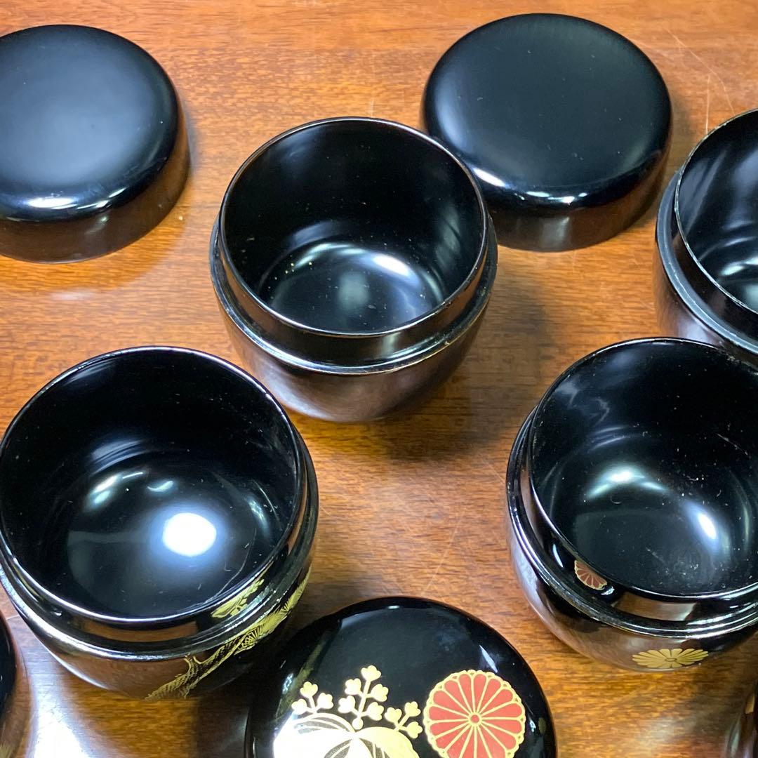 棗 各種 5点 茶道具 金彩 漆棗 中村秀甫 T1031-14 美術品