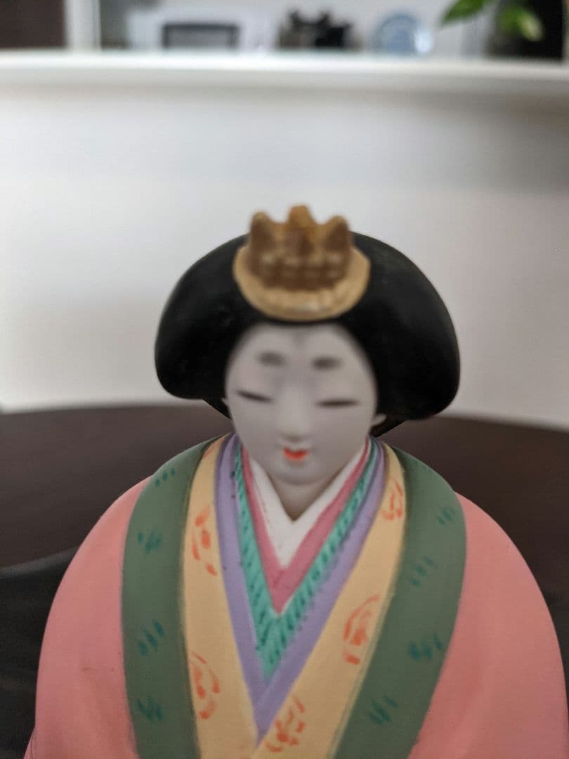 お雛様／アンティーク／陶製／立ち雛