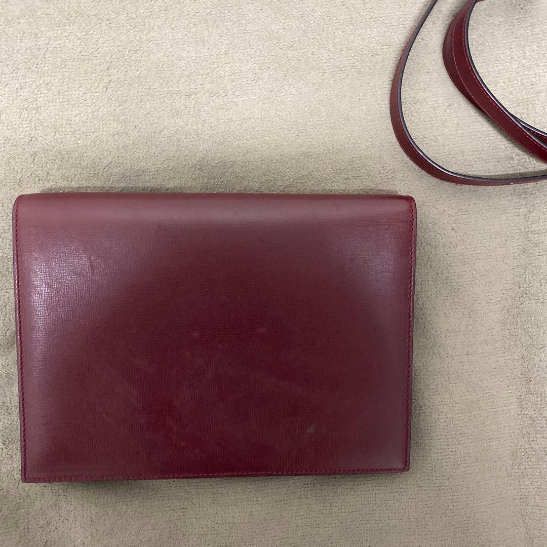 K*︎様 Cartier バーガンディ ショルダーバッグ
