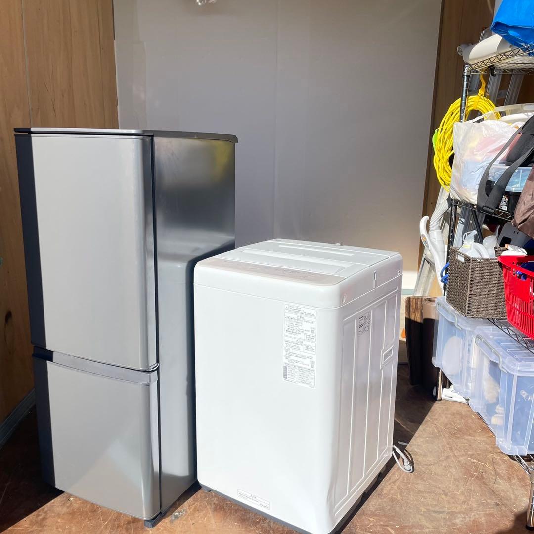 配送設置無料 三菱 Panasonic 冷蔵庫洗濯機セット 25年製 最新 - メルカリ