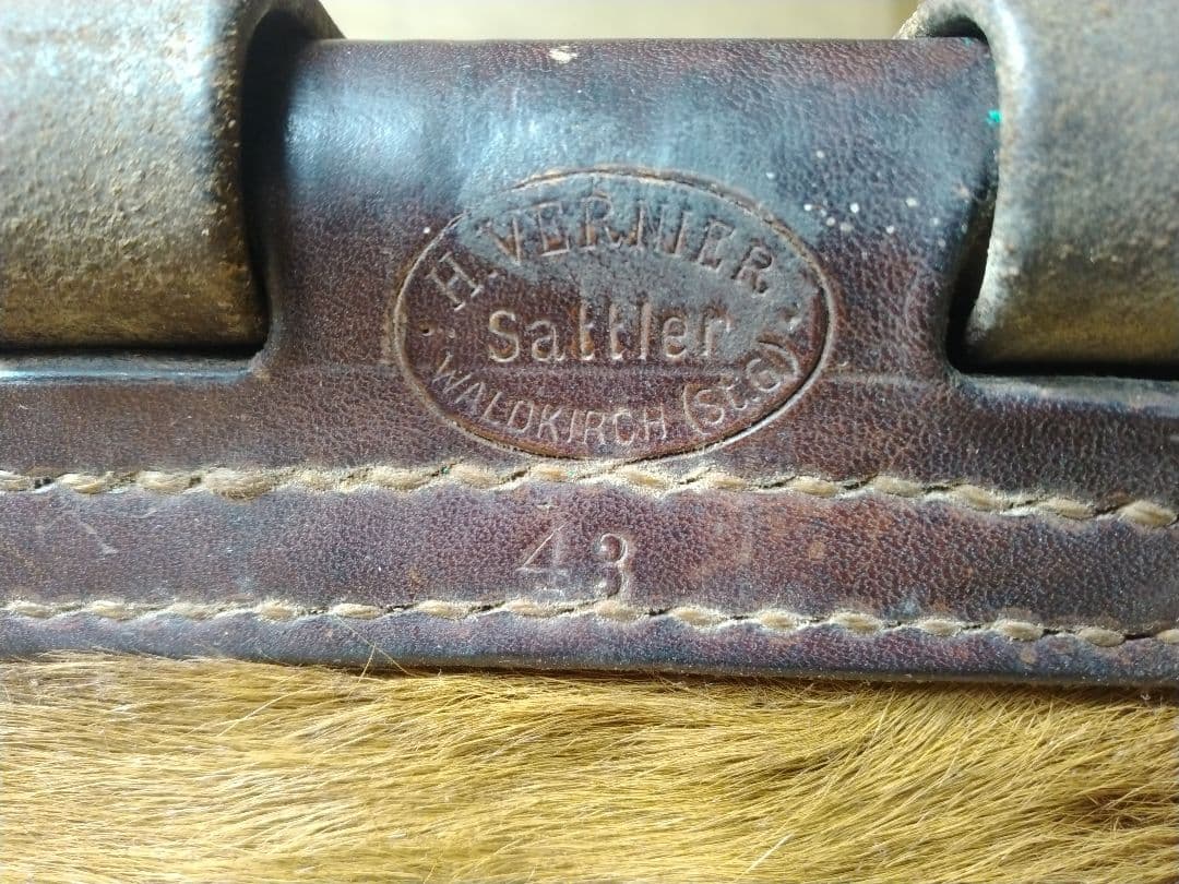 1943年製 スイス軍馬毛リュック ディスプレイ ミリタリー ナイジェル