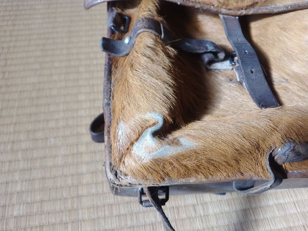 1940年代頃スイス軍馬毛リュック ミリタリー ディスプレイ ナイジェル