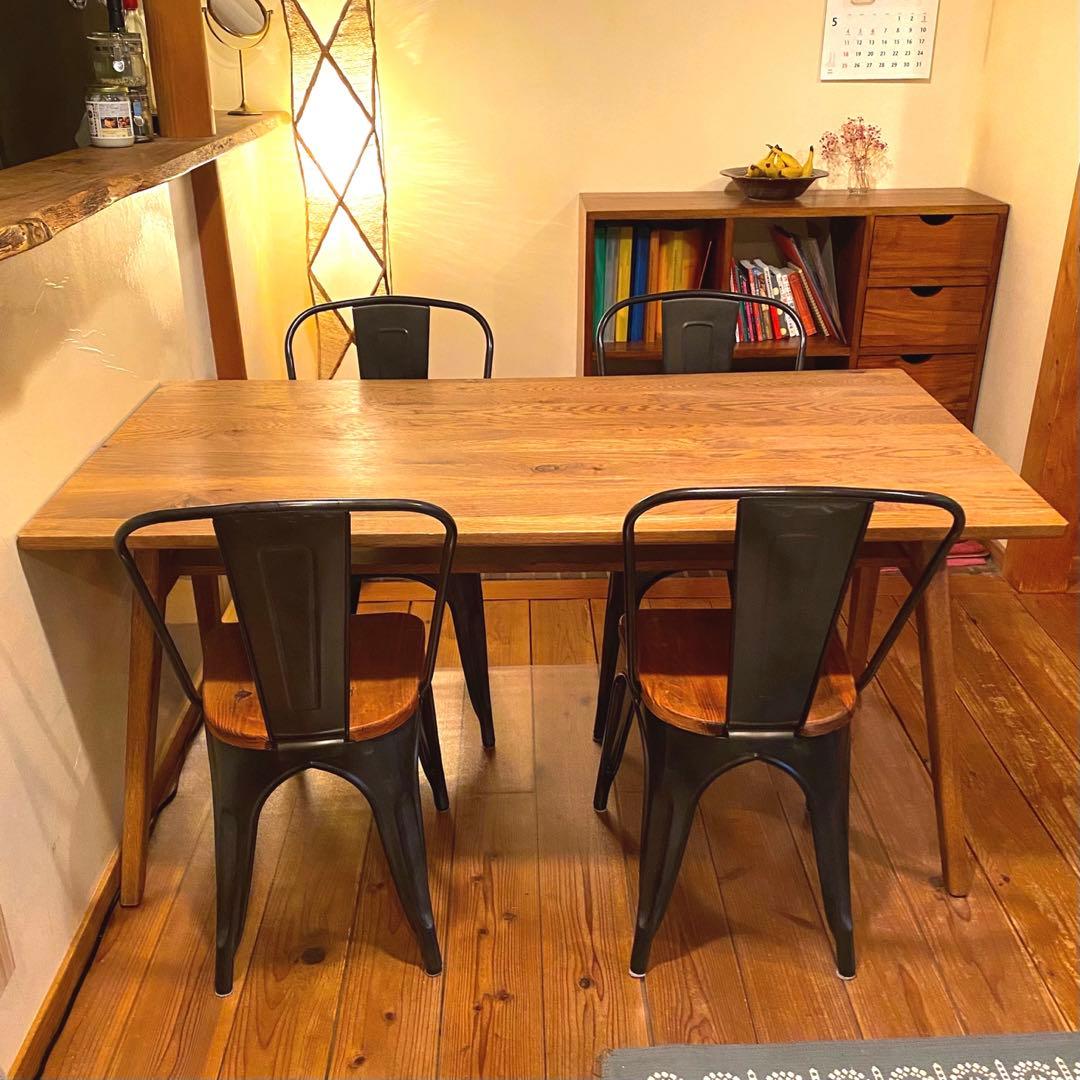 unico (ウニコ) ADDAY ダイニングテーブル W1500 オーク無垢材