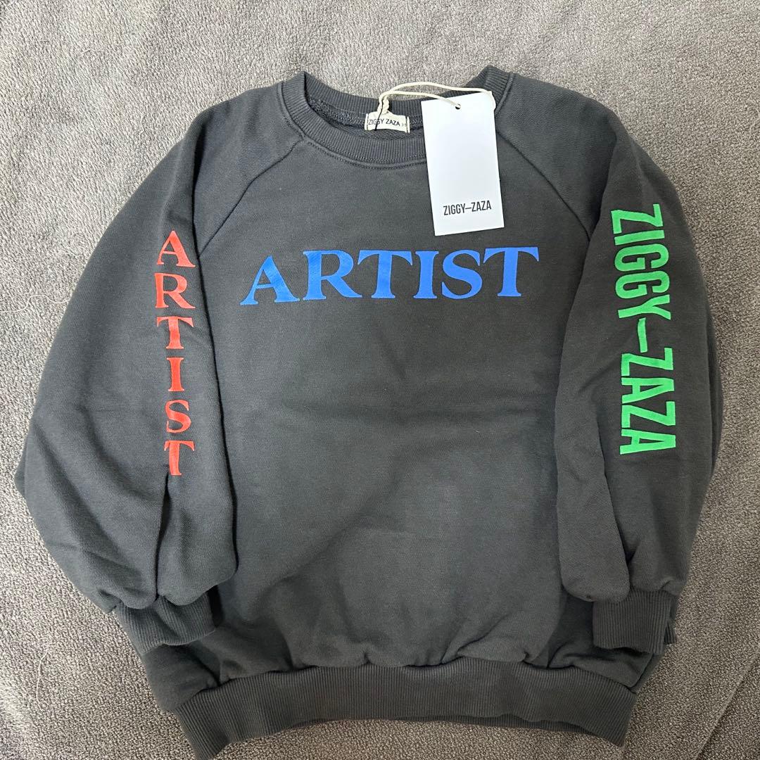 トップス ziggy zaza artist pullover charcoal