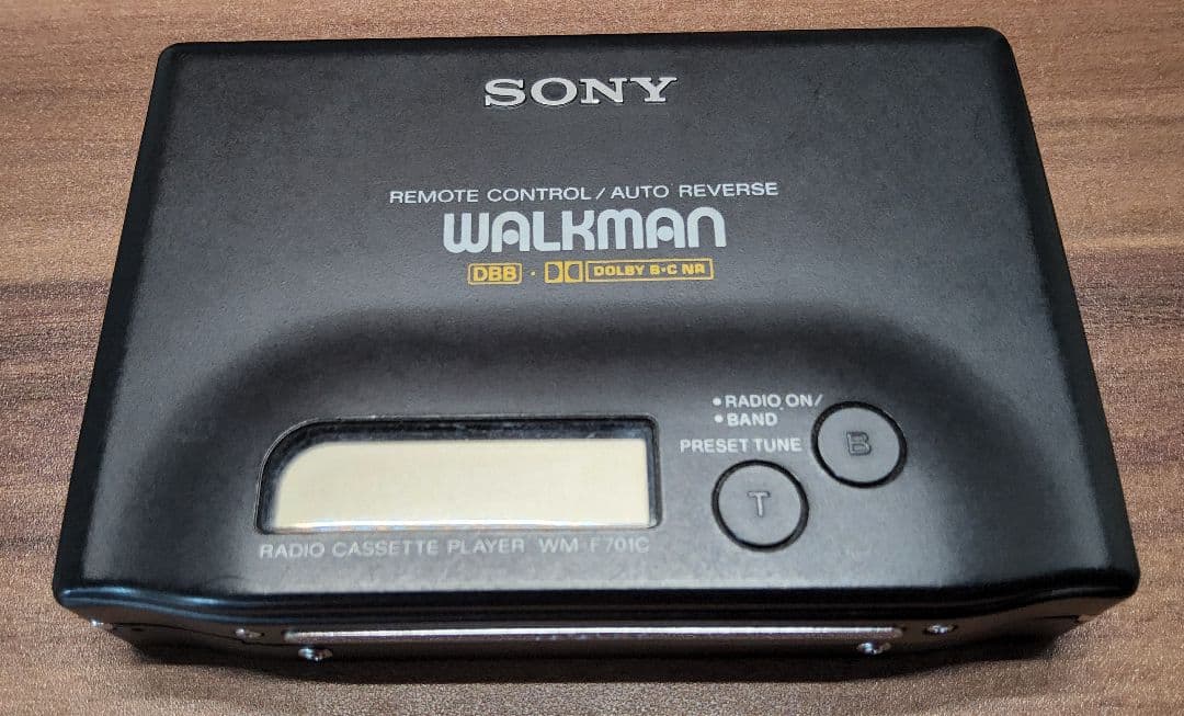 超極美品 レア！】SONY ウォークマン WM-F701C ブラック ジャンク 超極