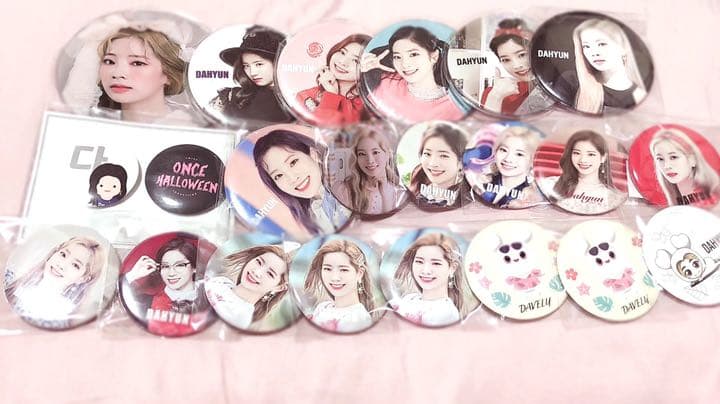 twice ダヒョン 缶バッジ