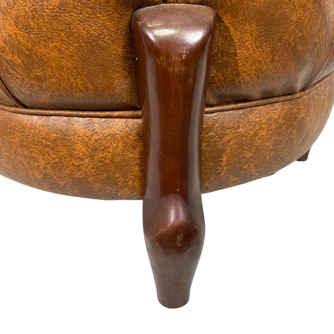 【美品】マルニ木工 ベルサイユ オットマン ブラウン②