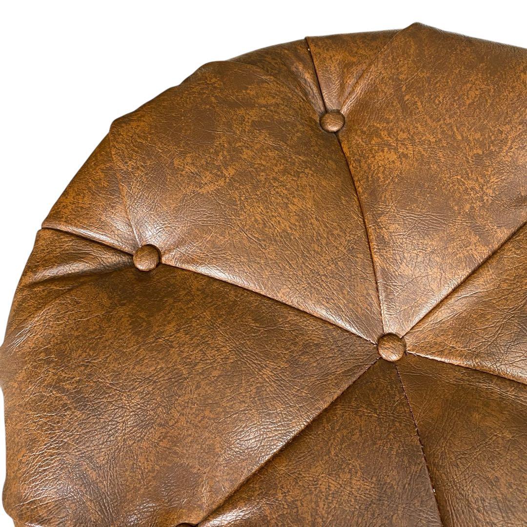 【美品】マルニ木工 ベルサイユ オットマン ブラウン②