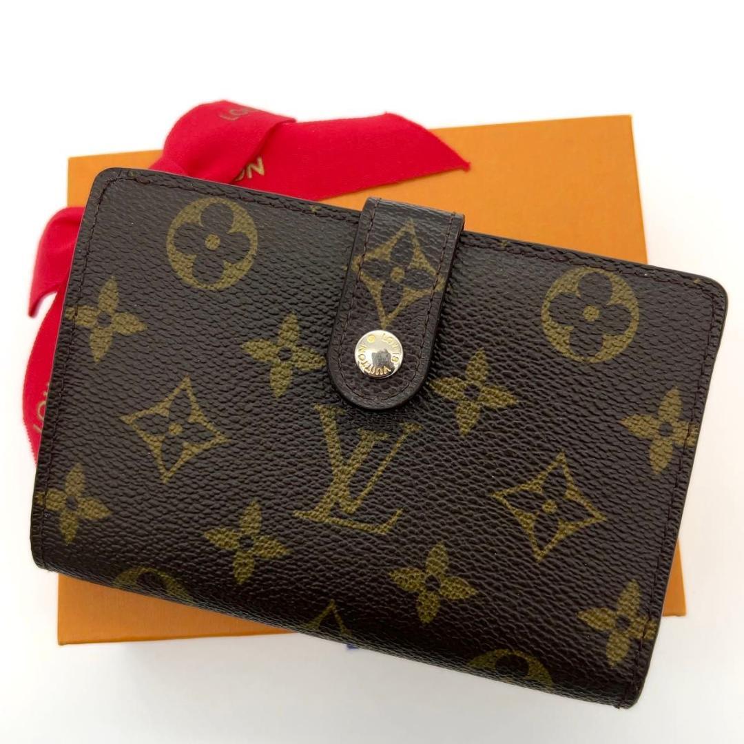 新型★ルイヴィトン モノグラム ヴィエノワ がま口 二つ折り財布 未使用❤️ルイヴィトン✨モノグラム✨ヴィエノワ✨がま口 二つ折り