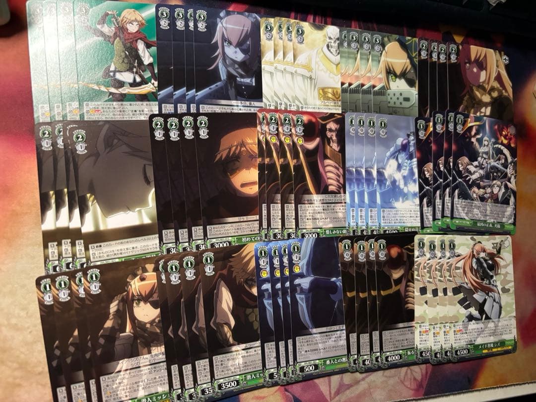 カ*]様 値下げ可能　ヴァイス　オーバーロード デッキ　RR以下4コン　パーツ大