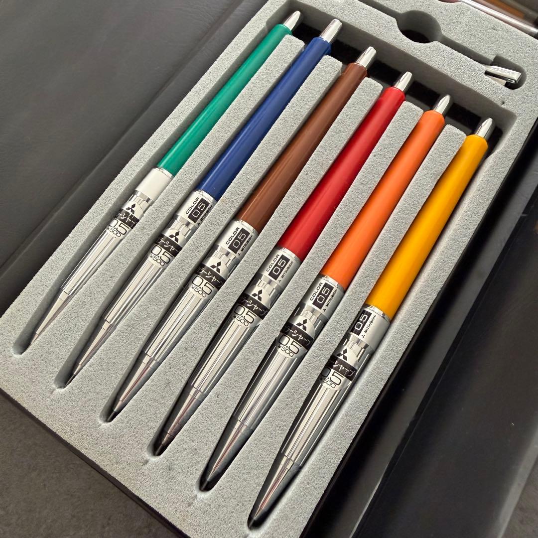 【廃盤品】三菱鉛筆　カラーシャープ　COLOR SHARP 6本セット
