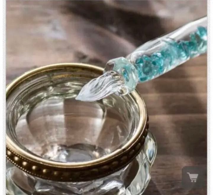 オンライン ガラス工房 まつぼっくり ガラスペン ストームグラス＋