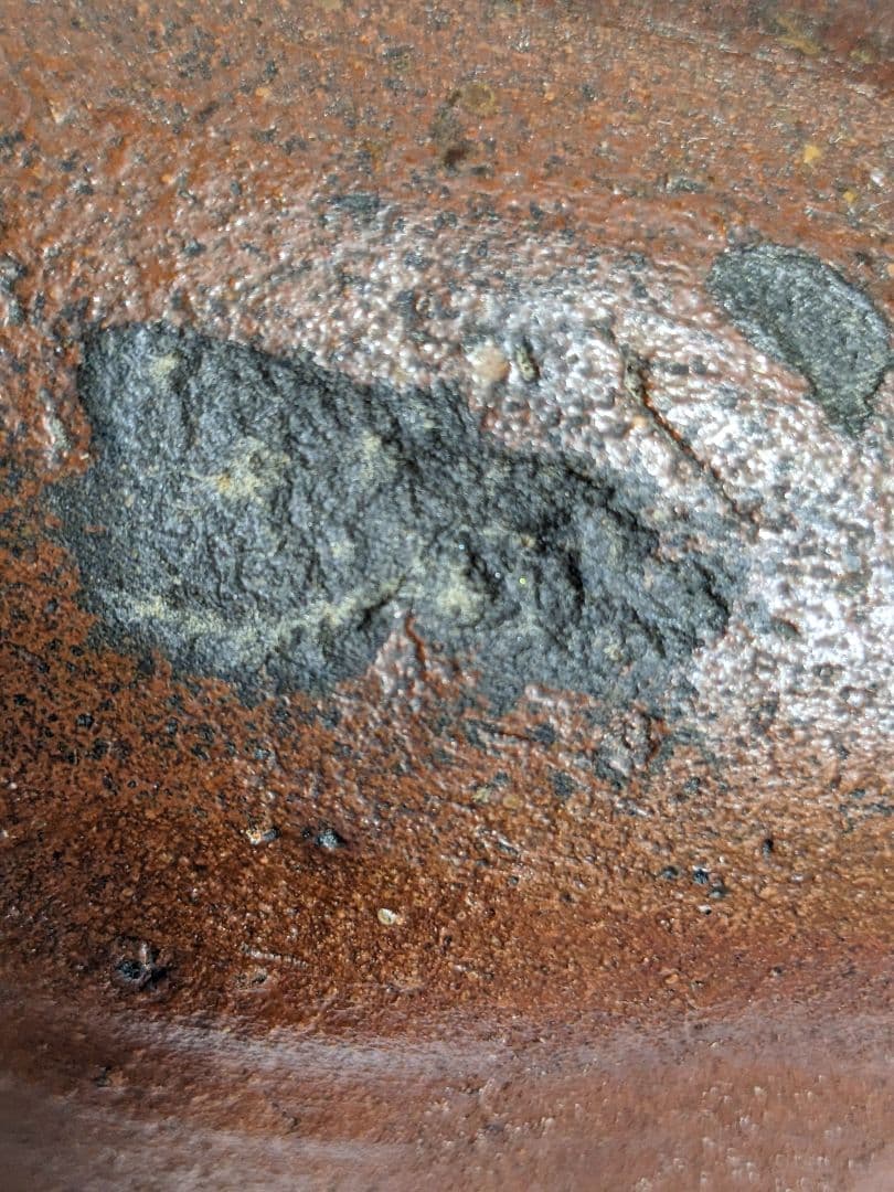 ♦江戸時代 古備前 蹲 三耳壺 焼締め！遺品少数 置物 飾り 花器 花活け骨董品