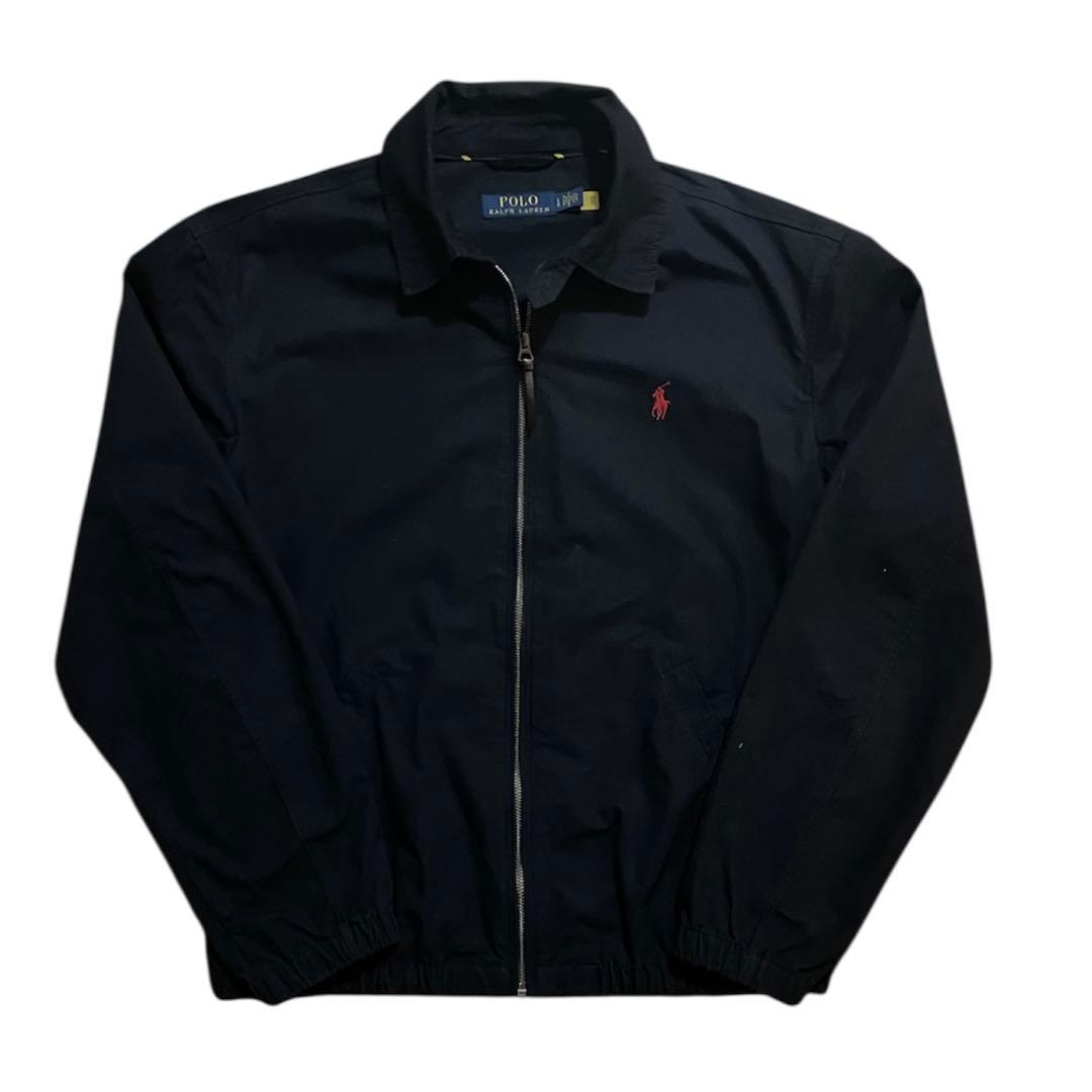 現行モデル ポロラルフローレン スウィングトップ ネイビー ポニー刺繍 L POLO RALPH LAUREN（ポロ・ラルフローレン） ポロ ラルフローレン