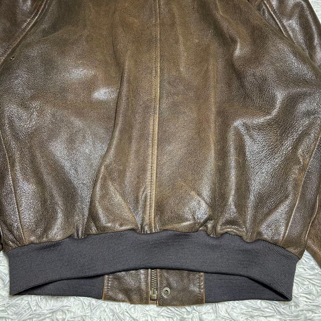 90S L.L.Bean ゴートスキン A-2 レザー フライトジャケット