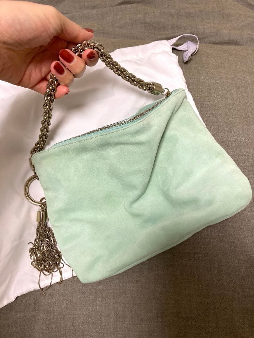 【新品未使用】JIMMY CHOO／CALLIE グリーン