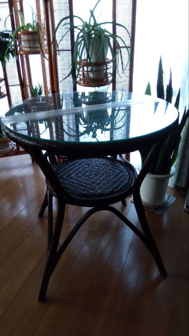 ビンテージ ラウンドサイドテーブル ローテーブル コーヒーテーブル