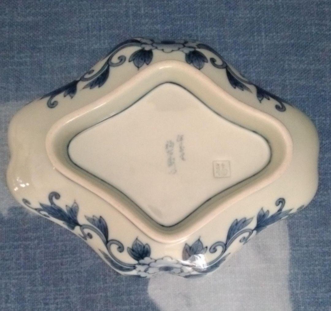 伊万里焼　手書き 木こう皿　一枚