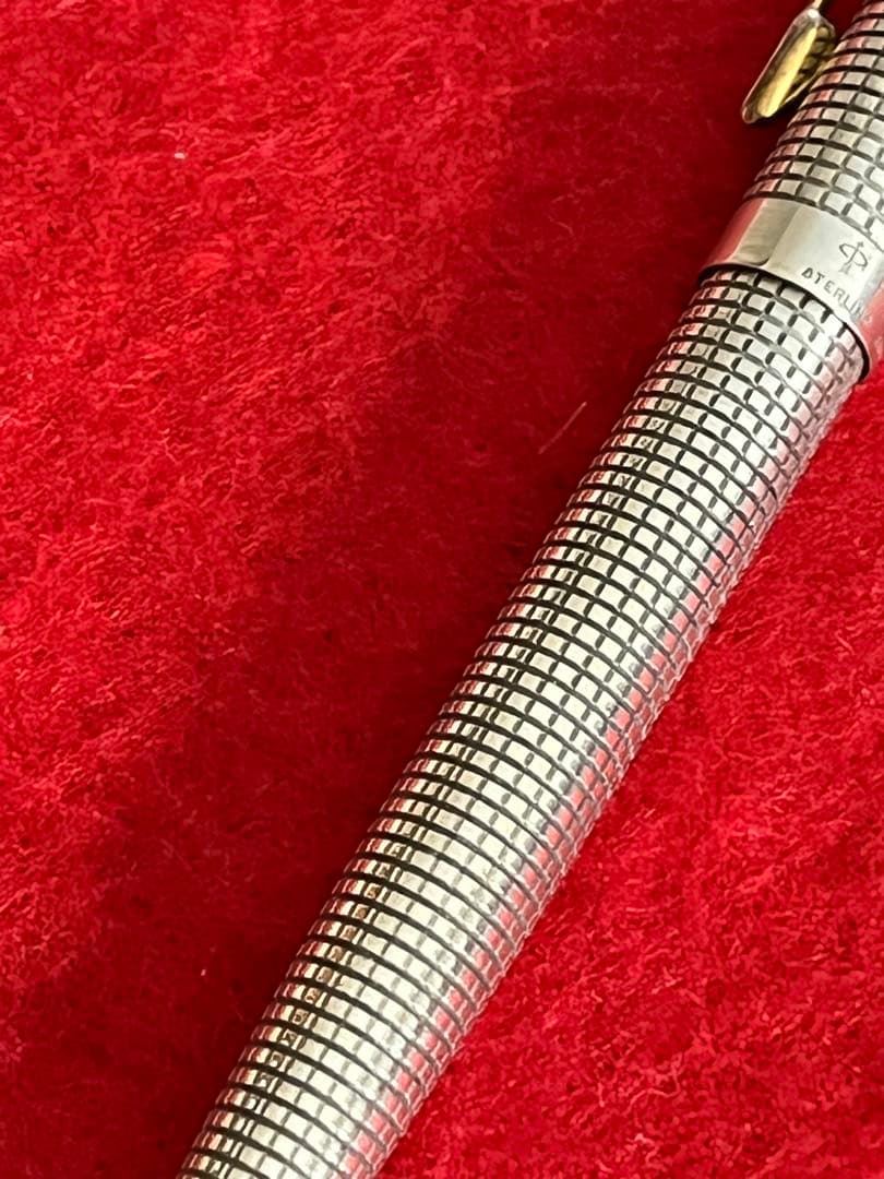 ［純銀製］パーカー75ボールペン シズレ スターリングシルバー ❗️リフィル新品‼️