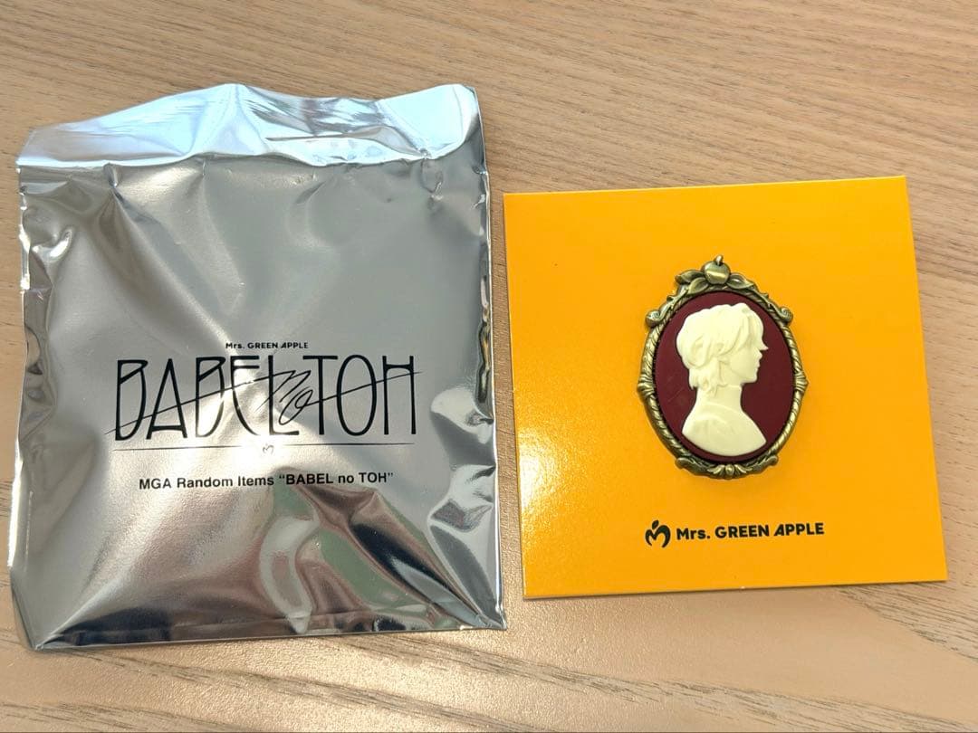 Mrs. GREEN APPLE カメオピンズ 大森元貴 ミセス バベルの塔 - メルカリ