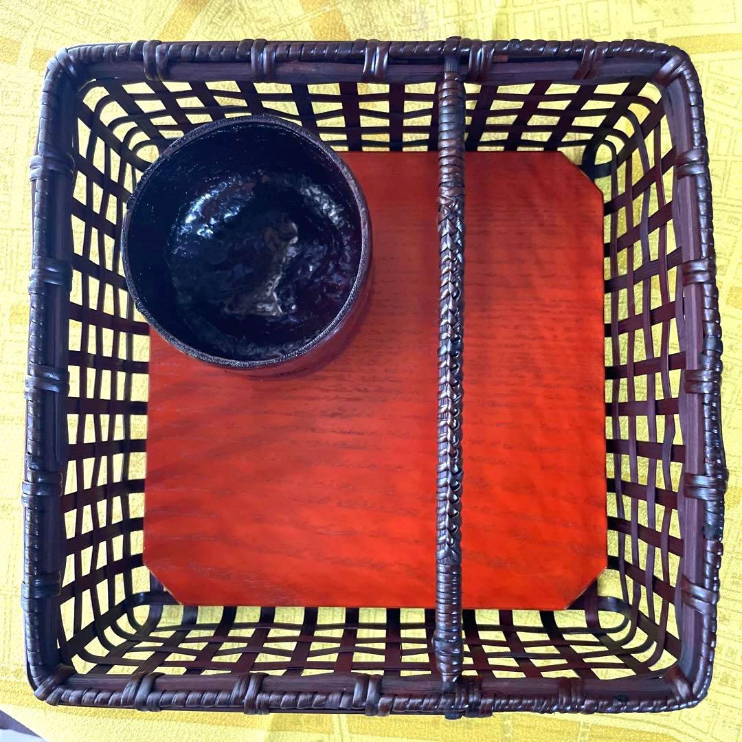 安藤竹良斎作 花籠 安藤竹良斎 茶籠 | 美術商