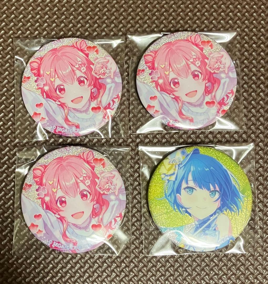 プロセカ グリッター缶バッジ 遥 愛莉セット - メルカリ
