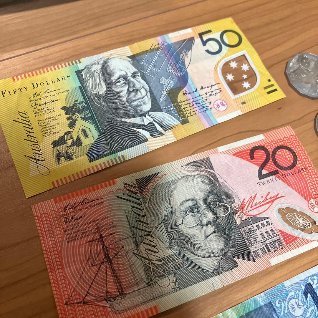 オーストラリア ドル 紙幣  まとめ売り