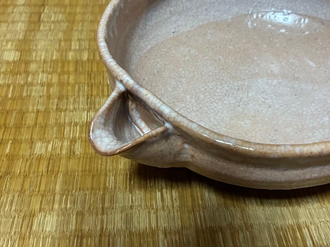 萩焼 晴雲山 八代【岡田 裕】 片口鉢 共箱