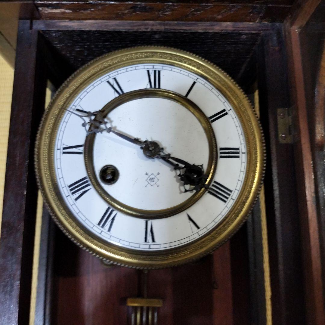 スリゲル時計 ドイツ製　100年前 アンティーク　ボンボン時計　ジャンク