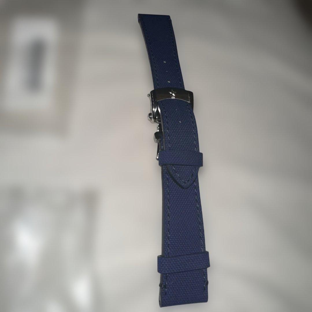 ゼニス　ファブリックストラップ　Dバックル　ネイビー