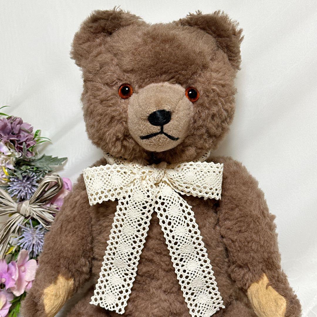 まんまる君 様❤️大きめ　ブラウンドイツベア❤️ アンティークベア　テディベア