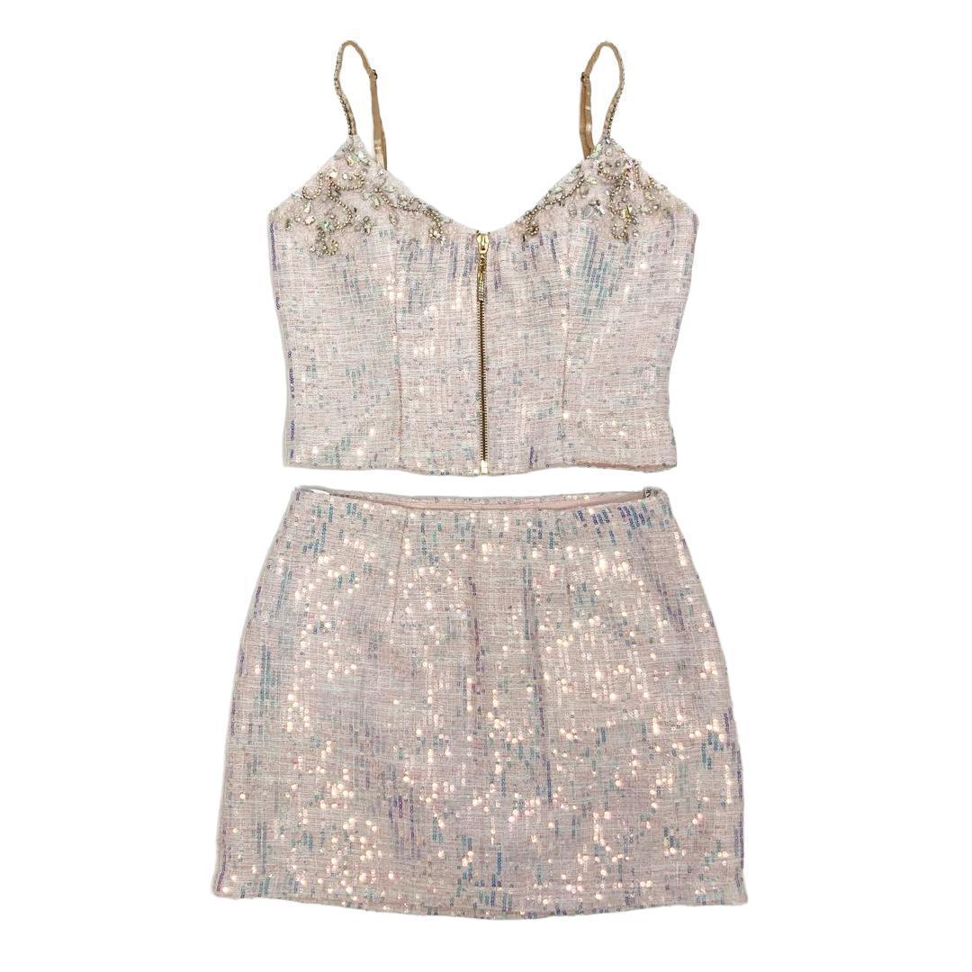 [エンジェルアール]AR23337 キャバドレス ピンクオーロラ S