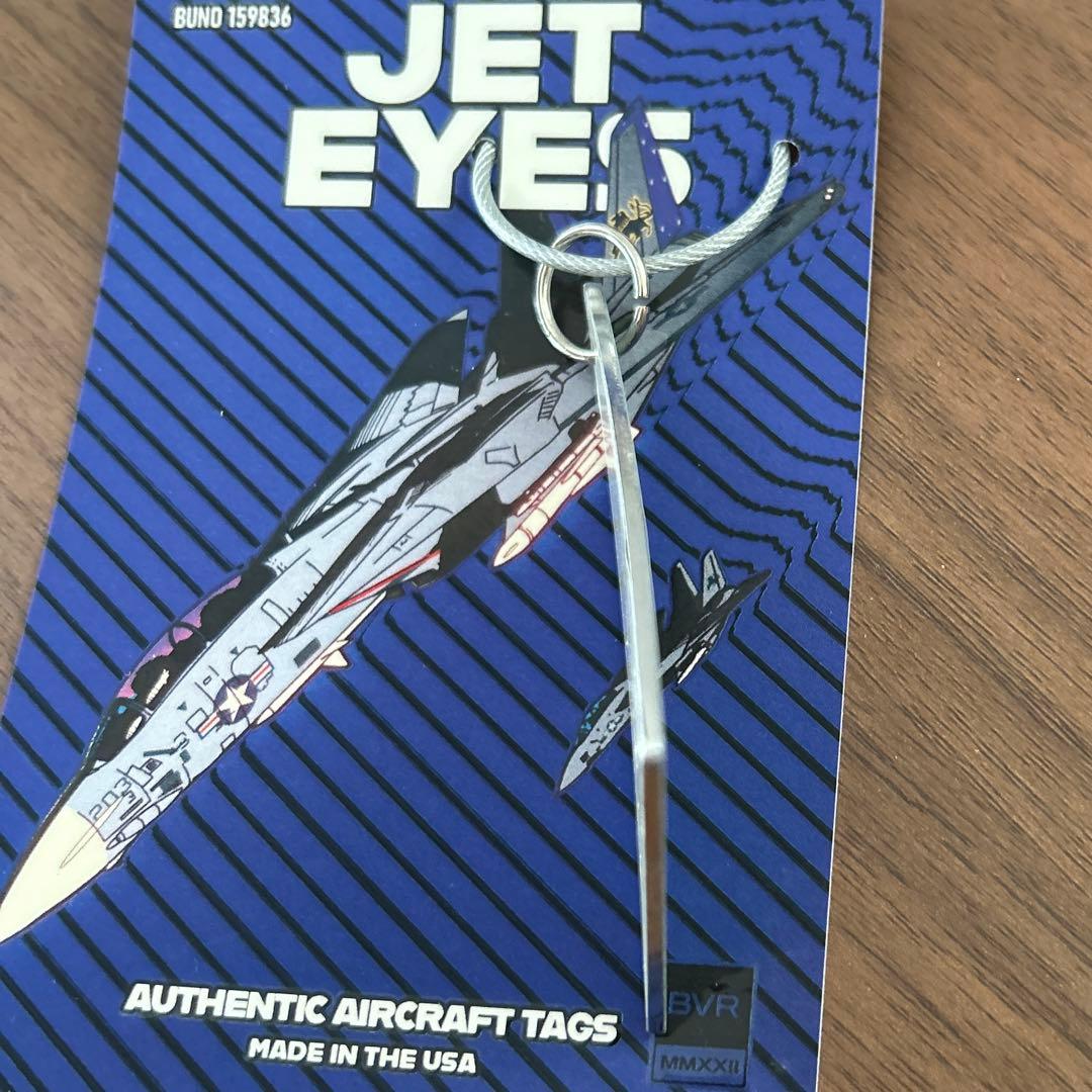 F-14 戦闘機 フライトタグキーホルダー アメリカ海軍 飛行機