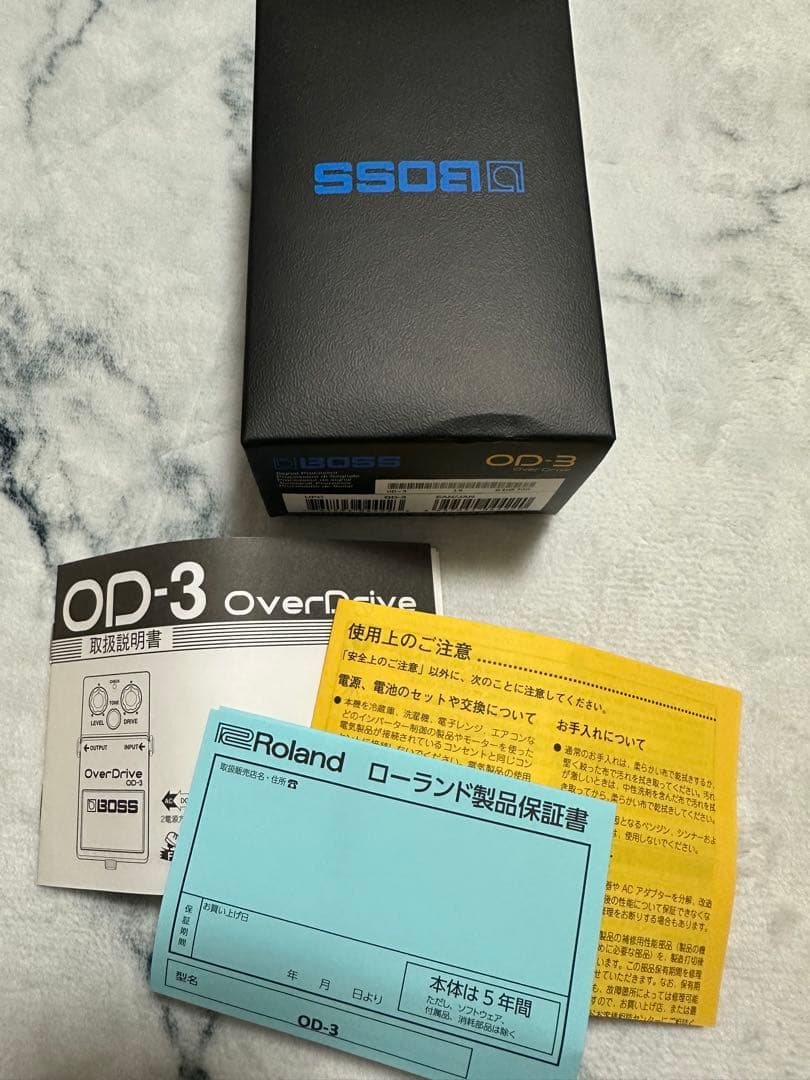 BOSS OD-3 エフェクター（外箱付き）