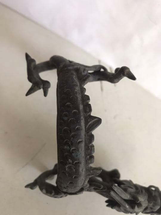 古銅龍置物，明治時期金工，重3⃣️2⃣️0⃣️克