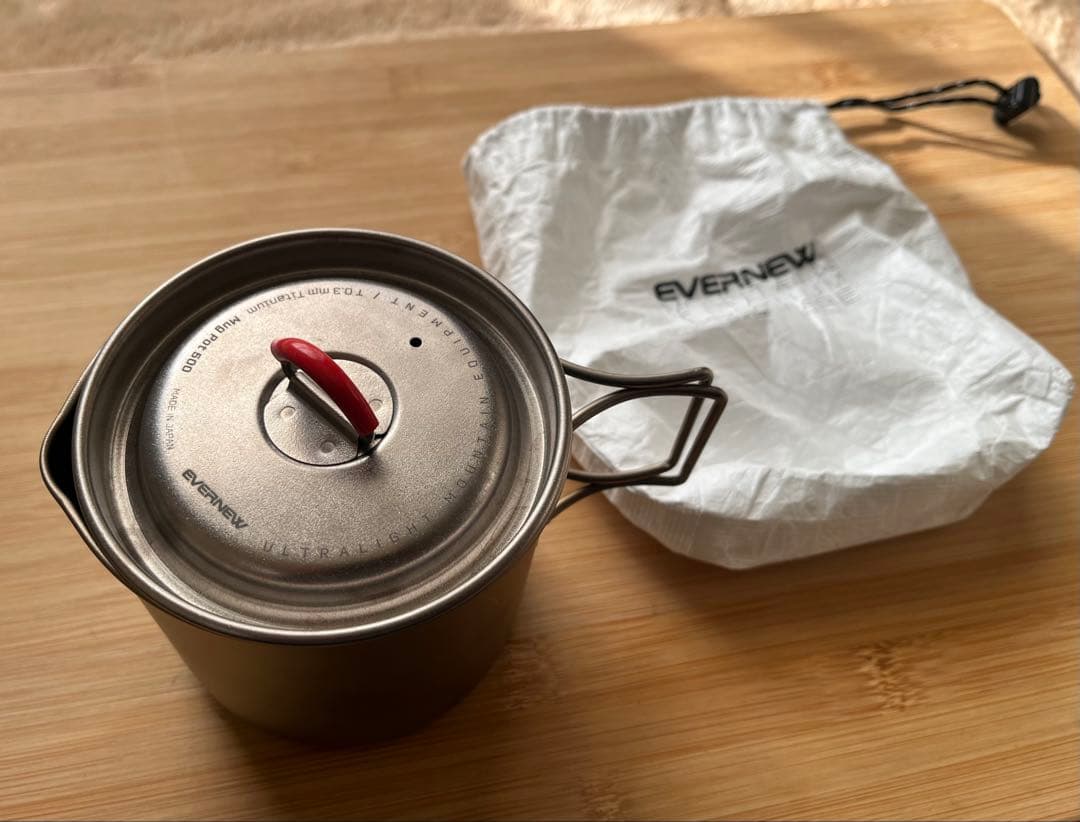 エバニュー　Ti Mug pot 500 ストーブセットおまけ付