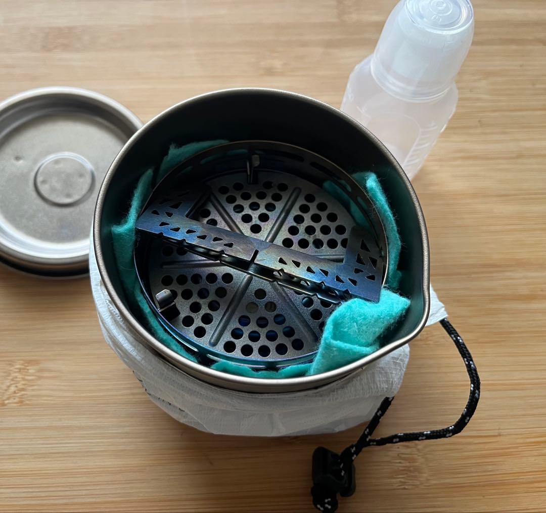 エバニュー　Ti Mug pot 500 ストーブセットおまけ付