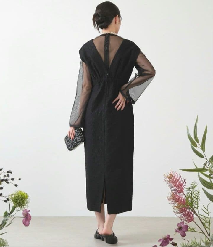 N*a様 kana ジャガード ワンピース チュール トップス セット