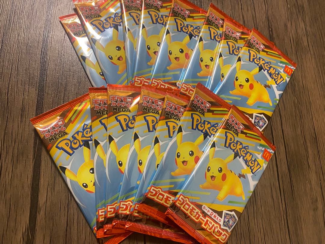 ポケモン マクドナルド 15セット プロモカードパック ポケカ MEGA