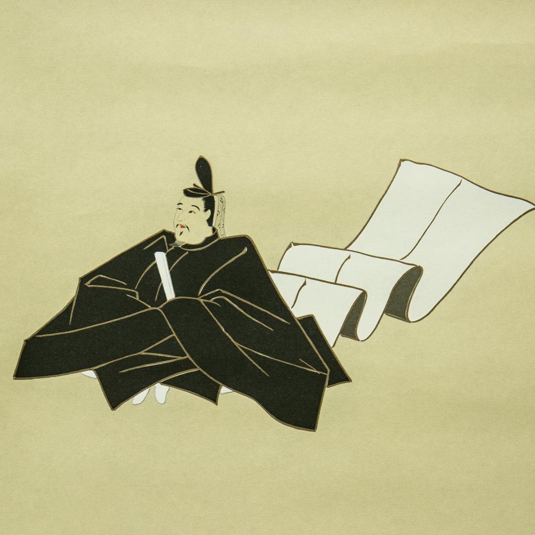 掛軸-1722　佐竹本三十六歌仙　斎宮女御　紀貫之　小大君　伊藤嘉晃監修　復刻