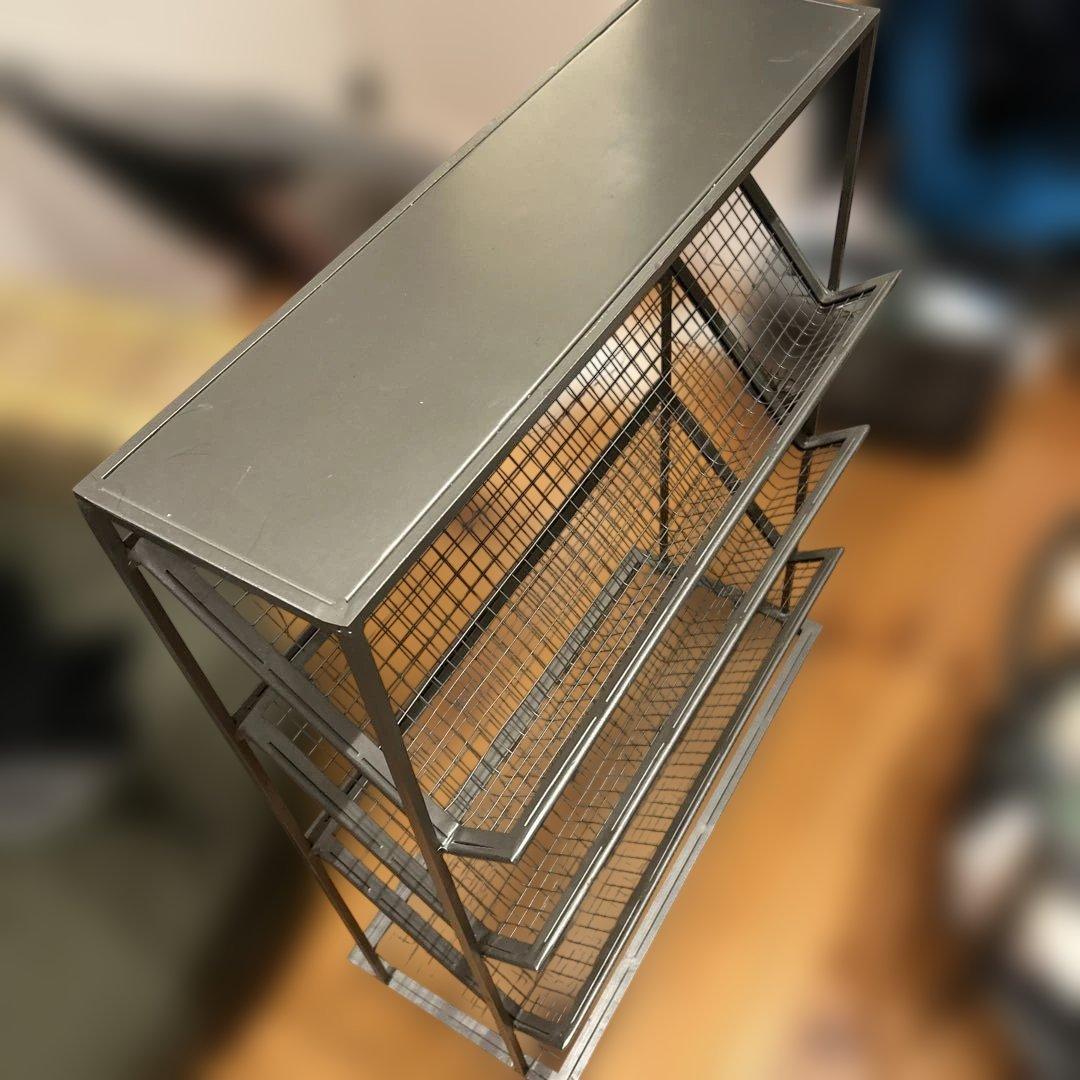 マガジンラック IRON DISPLAY MAGAZINE RACK