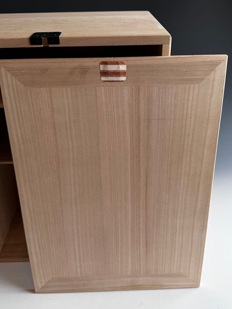 茶道具 利休好 桐木地 旅箪笥 茶会 野点 稽古 ほぼ未使用 棚