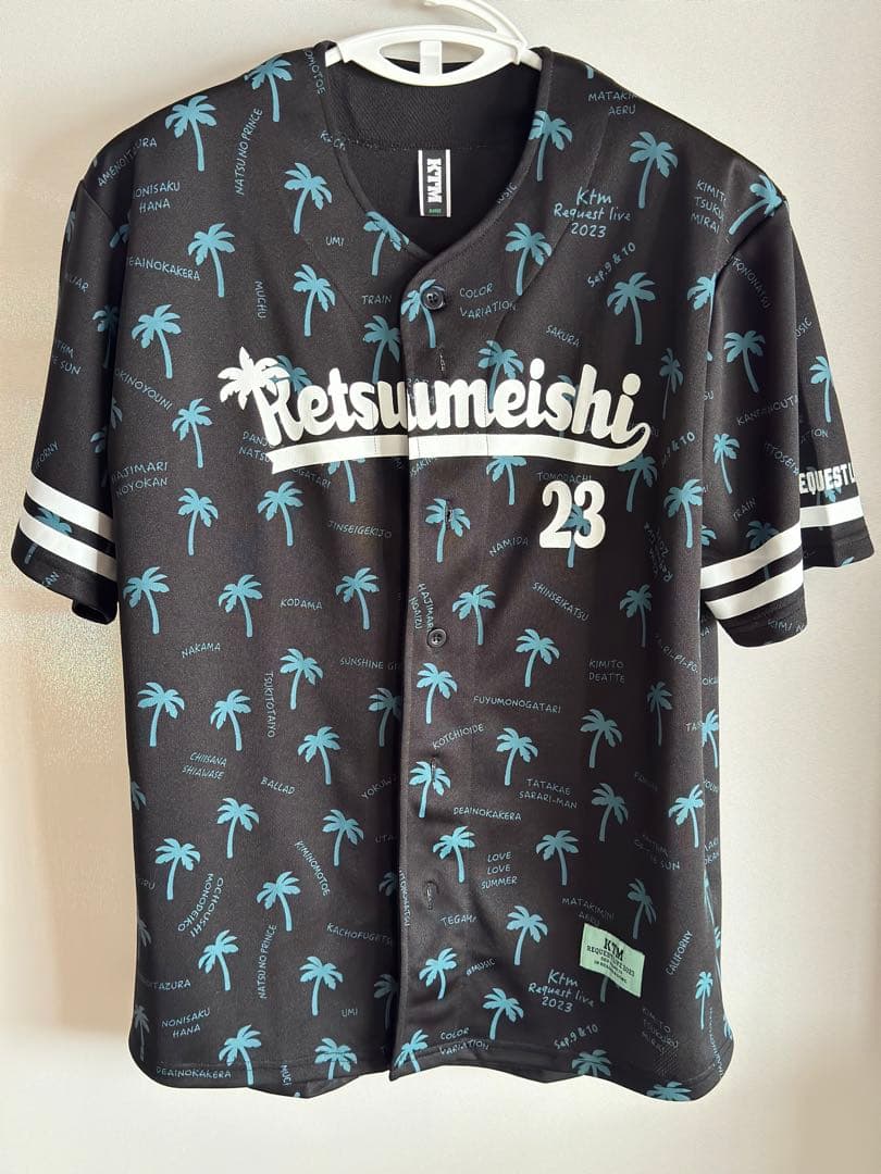 ケツメイシ 2023 グッズ ヤシの木 ベースボールシャツ XLサイズ 黒