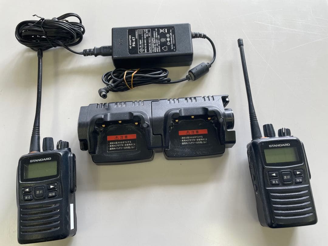 スタンダード製 デジタル簡易無線機 免許局VXD450U 2台セット