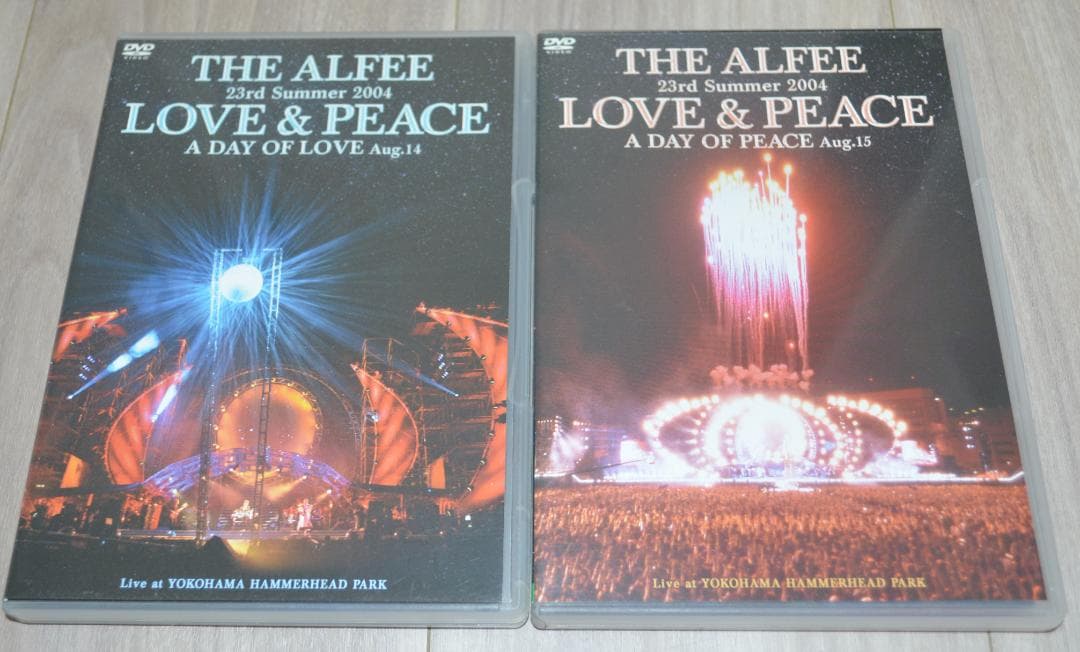 THE ALFEE 2004 LOVE＆PEACE DVD2枚セット