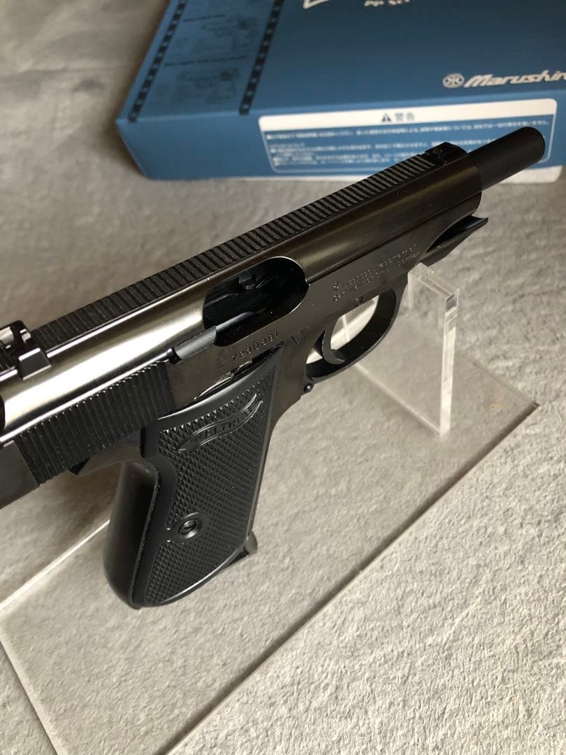 マルシン　ワルサーPP WディープブラックABSモデルガン